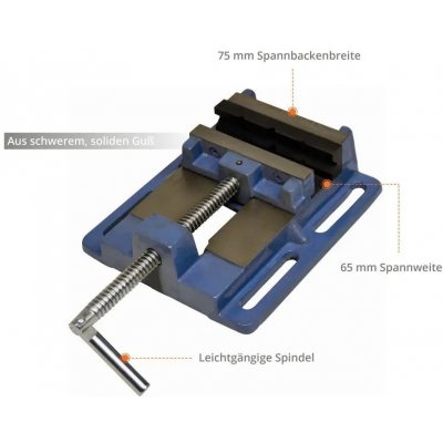Strojní svěrák Güde 75 mm 38318 – Hledejceny.cz