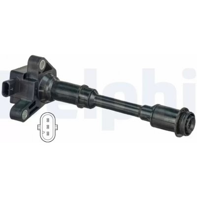 DELPHI Zapalovací cívka DF GN10644-12B1 – Hledejceny.cz