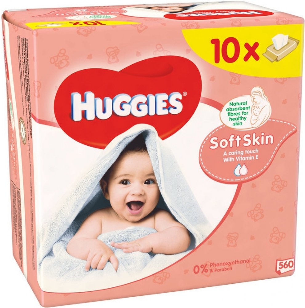 Huggies Soft Skin 10 x 56 ks | Srovnanicen.cz