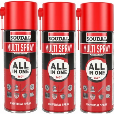 SOUDAL Multi Spray 8v1 400ml – Sleviste.cz