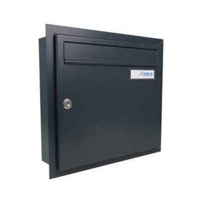 DOLS Poštovní schránka A-01 k zazdění do sloupku + orámování L profilem - RAL 7016 mat antracit – Hledejceny.cz