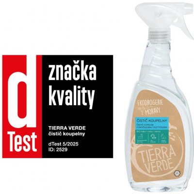 Tierra Verde Čistič koupelny s BIO mátovou silicí 750 ml – Zboží Dáma