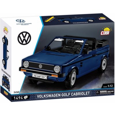 COBI 24360 Automobil Volkswagen GOLF Cabriolet (1979) 1:12 – Zboží Dáma
