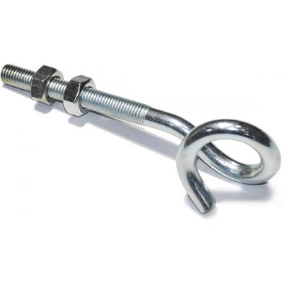 Hák houpačkový se závitem, M10x150mm, Zn – Sleviste.cz