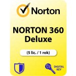 Norton 360 DELUXE 50GB + VPN 1 lic. 5 lic. 12 mes. (21405797) – Zboží Mobilmania