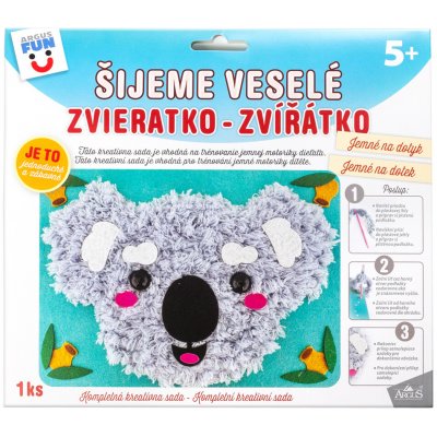 ARGUS Kreativní tvoření šijeme z měkké příze zvířátko koala 19380002 – Hledejceny.cz