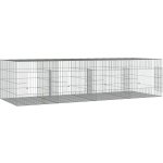 vidaXL 4dílná klec pro králíka pozinkované železo 217 x 79 x 54 cm – Zboží Mobilmania