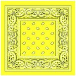 Šátek Woodrow Bandana žlutá světlá – Sleviste.cz