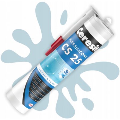 Ceresit CS 25 sanitární silikon 280 g sky – Zboží Mobilmania