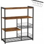 VASAGLE Kuchyňský regál industriální 80 x 95 x 35 cm – Hledejceny.cz
