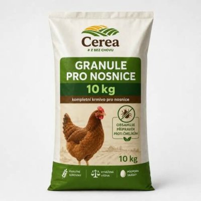 Cerea Krmivo pro nosnice sypká směs 10 kg – Zboží Dáma