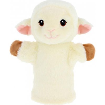 Keel Toys Keeleco plyšový maňásek na ruku eko 27 cm Ovečka – Zboží Dáma