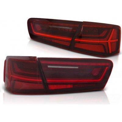 Zadní světla Audi A6 C7 2011-2014, limousine, červená LED BAR s dynamickým led blinkrem – Hledejceny.cz