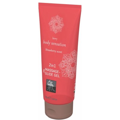 HOT Shiatsu Gel 2in1 Strawberry 200 ml – Zboží Mobilmania