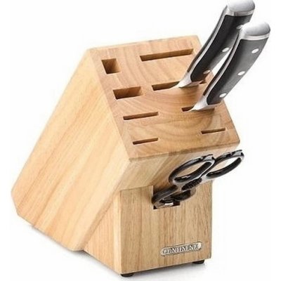 Continenta Blok na nože, na 9ks, gumovník – Zboží Dáma