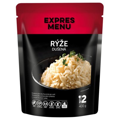 EXPRES MENU Rýže dušená 400 g – Zboží Dáma