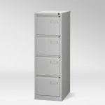 Bisley Kovová kartotéka RS PRO - šedá, čtyři zásuvky – Zboží Dáma