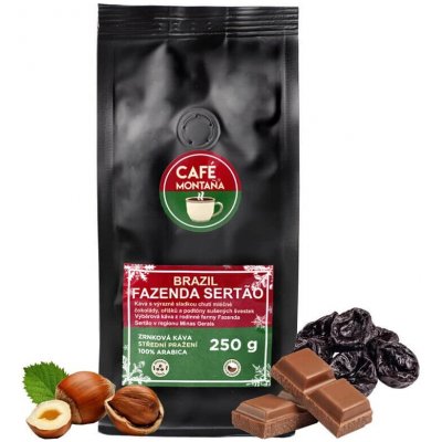 Café Montaña Brazil Fazenda Sertão 0,5 kg – Zboží Mobilmania