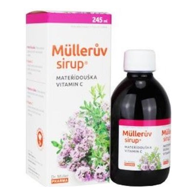 Dr. Müller Müllerův sirup s mateřídouškou a vitaminem C 245 ml – Zboží Mobilmania