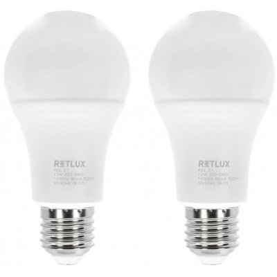 Retlux žárovka LED E27 12W A60 bílá teplá REL 21 2ks – Zboží Živě