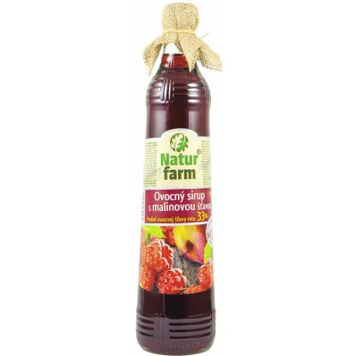 Natur farm Ovocný sirup s malinovou šťávou 700 ml