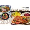 Kalendář Česká kuchyně stolní týdenní 225 x 150 mm 2024