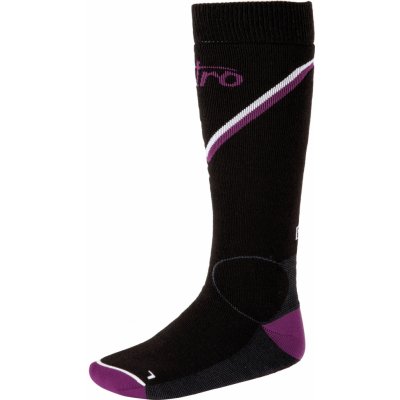 Nitro ponožky MONARCH SOCKS blk-gry-purp-wht