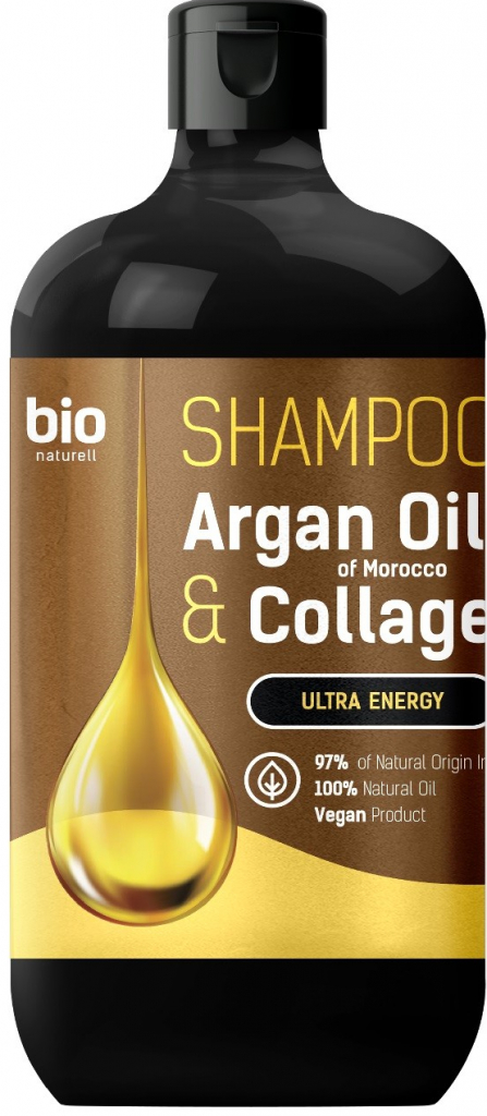 Bio Naturell Šampón s marockým arganovým olejom a kolagénom pre všetky typy vlasov 946 ml