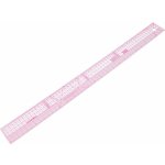 Pravítko ohebné 5x60 cm 2 transparent 1 ks – Zboží Dáma