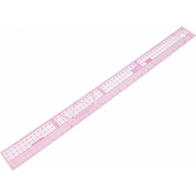 Pravítko ohebné 5x60 cm 2 transparent 1 ks – Zboží Dáma