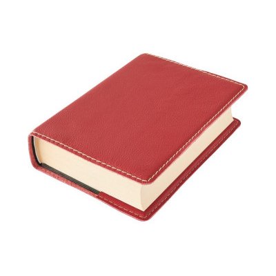 Kožený obal na knihu Klasik Červená XL