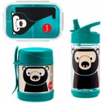 3 Sprouts svačinový set Bear Teal – Sleviste.cz