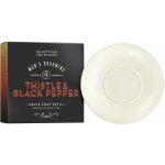 SCOTTISH FINE SOAPS Thistle & Black Pepper Tuhé mýdlo na holení (náplň), 100 g – Zboží Dáma