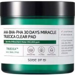 Some By Mi AHA BHA PHA 30 Days Miracle TrueCica Clear Pad exfoliační pleťové tampony pro problematickou pleť 70 ks – Sleviste.cz