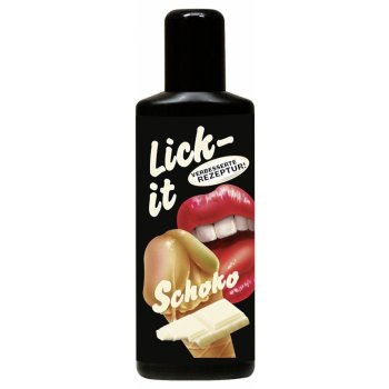 Lick it! erotický lubrikační masážní gel s vůní a příchutí čokolády 50 ml