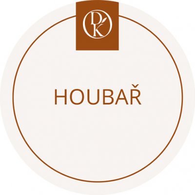 Davídkovo koření Etiketa Houbař béžová průměr 4,5 cm 1 ks – Hledejceny.cz