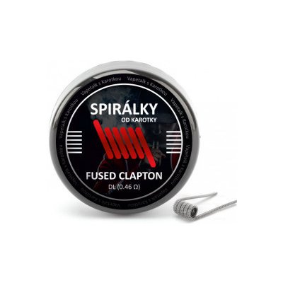 Spirálky od Karotky DL Fused Clapton 0,46ohm 10ks – Hledejceny.cz