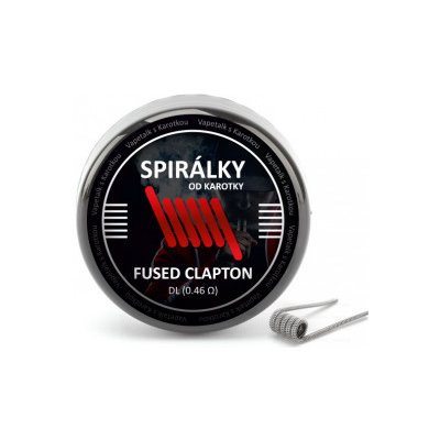 Spirálky od Karotky DL Fused Clapton 0,46ohm 10ks