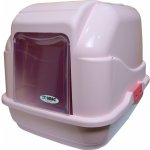 IMAC Krytá kočičí toaleta EASY CAT s filtrem a lopatkou 50 x 40 x 40 cm – Zbozi.Blesk.cz