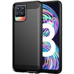 Techsuit - Karbonový silikon - Realme 8/8 Pro- černý – Sleviste.cz
