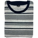 Pánské nadměrné bavlněné pyžama s dlouhým rukávem ZIDANE šedá – Zboží Dáma