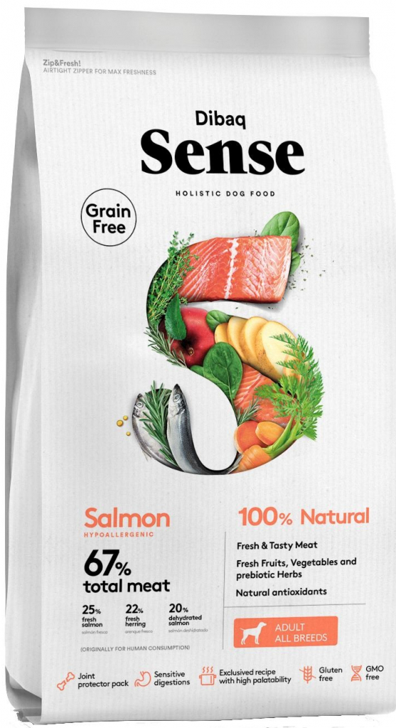 Dibaq Sense Low Grain Dog Adult Fish 12 kg