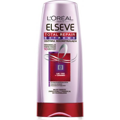 L'Oréal Paris Elseve Total repair Extreme rekonštrukčný kondicionér na vlasy 200 ml – Zbozi.Blesk.cz