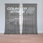 Záclony Counter Strike 2 AK: 2 ks - 150x250 cm - Sablio – Hledejceny.cz