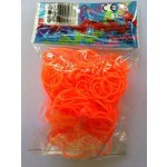 RAINBOW LOOM Original gumičky 300 kusov neónová oranžová – Zboží Dáma