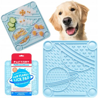 Lízací podložka PETDREAMHOUSE Paw Planet Lick Pad 23 x 22 cm – Zboží Mobilmania