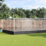 vidaXL Voliéra s nástavbou stříbrná 1246 x 414 x 212 cm ocel – Sleviste.cz