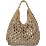 Paolo Bags Stylová dámská kabelka na rameno Mira béžová – Hledejceny.cz