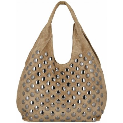 Paolo Bags Stylová dámská kabelka na rameno Mira béžová – Hledejceny.cz