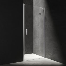 Omnires Manhattan sprchové dveře 98 cm sklopné chrom lesk/průhledné sklo ADP10XLUX-TCRTR